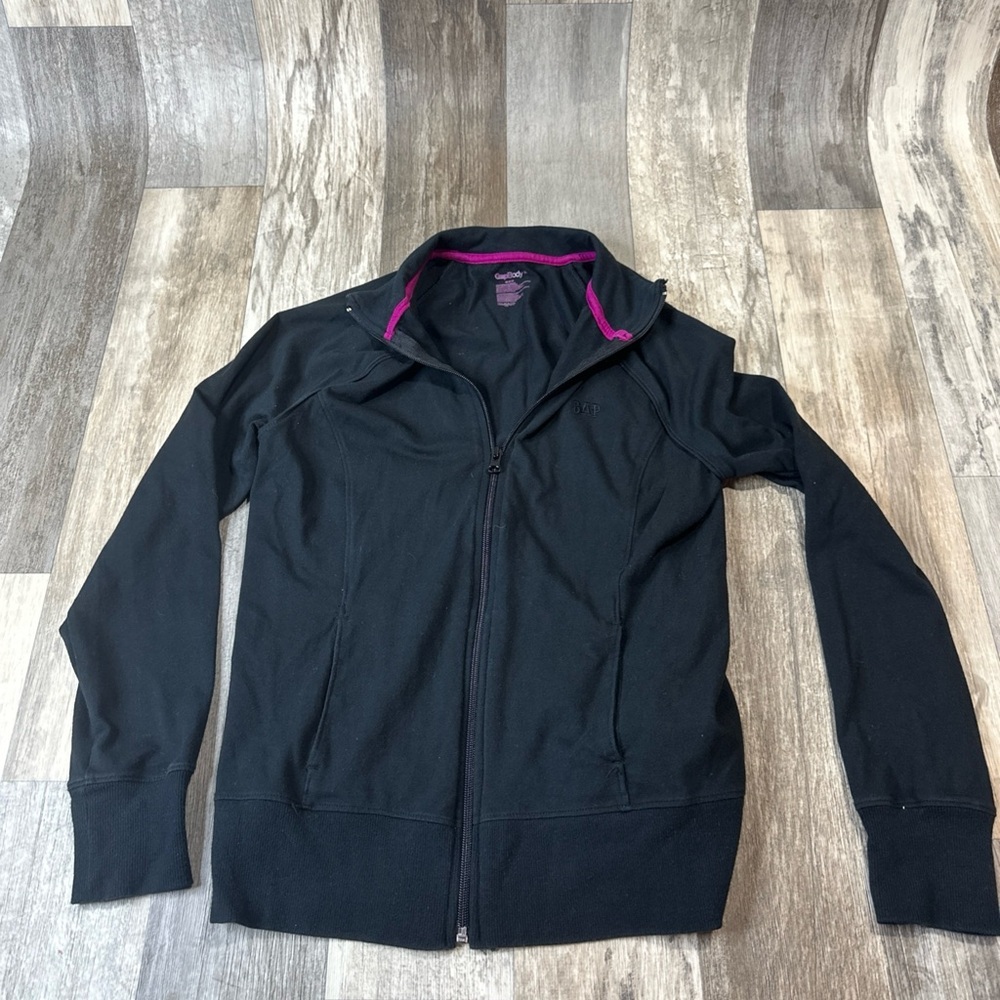 Gap Body Women’s Medium Zipper Jacket, Black